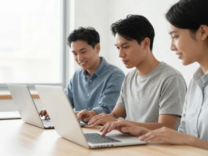 The DevDesk team at work
